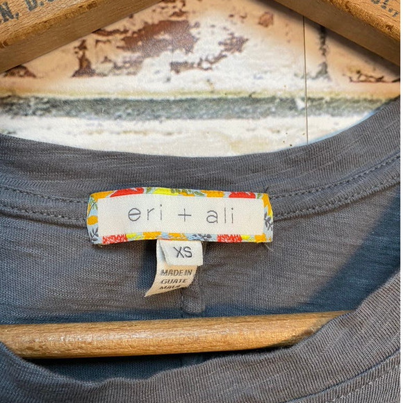 Anthropologie Eri + Ali Evie Pure Cotton Sleevless Peplum Flowing Blouse - Picture 7 of 10